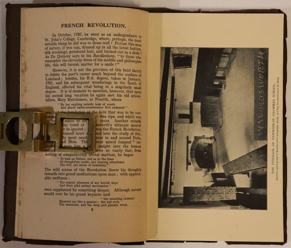 1913 Portraits Of The Lake Poets & Their Homes Antique British Poetry & Art Book