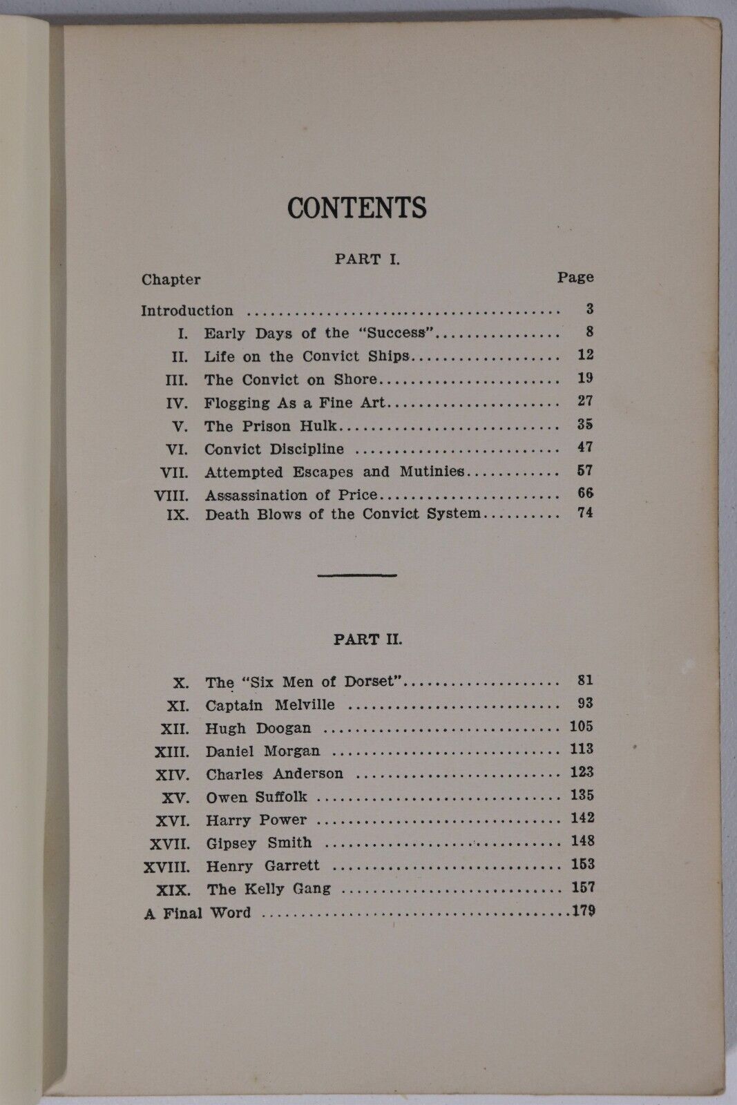 1929 History Of Convict Ship "Success" Australian Convict Antique History Book