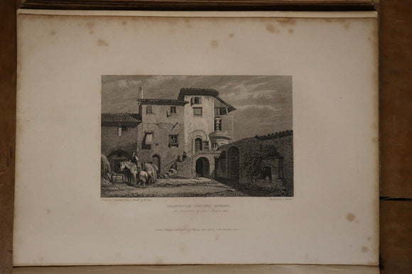 c1833 Finden's Illustrations Life & Work Of Lord Byron Antique History Books