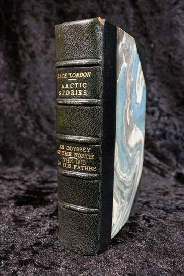 c1917 Odyssey Of The North & God Of Fathers Jack London Antique Fiction Book