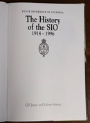 1997 History Of The SIO: Insurance In Victoria Australian History Book-2
