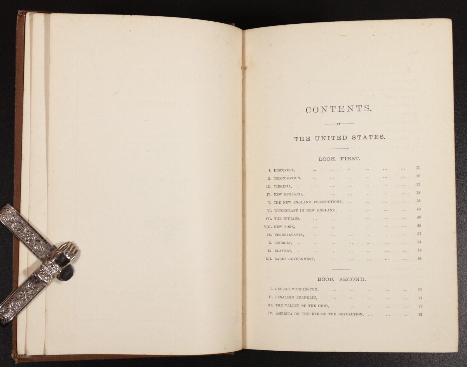 1887 America: A History by Robert MacKenzie Antiquarian American History Book