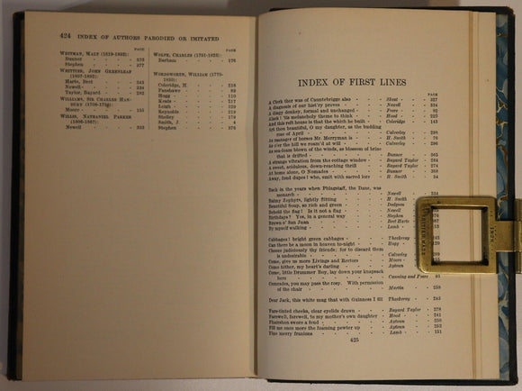 1913 A Century Of Parody & Imitation Walter Jerrold Antique Poetry Book