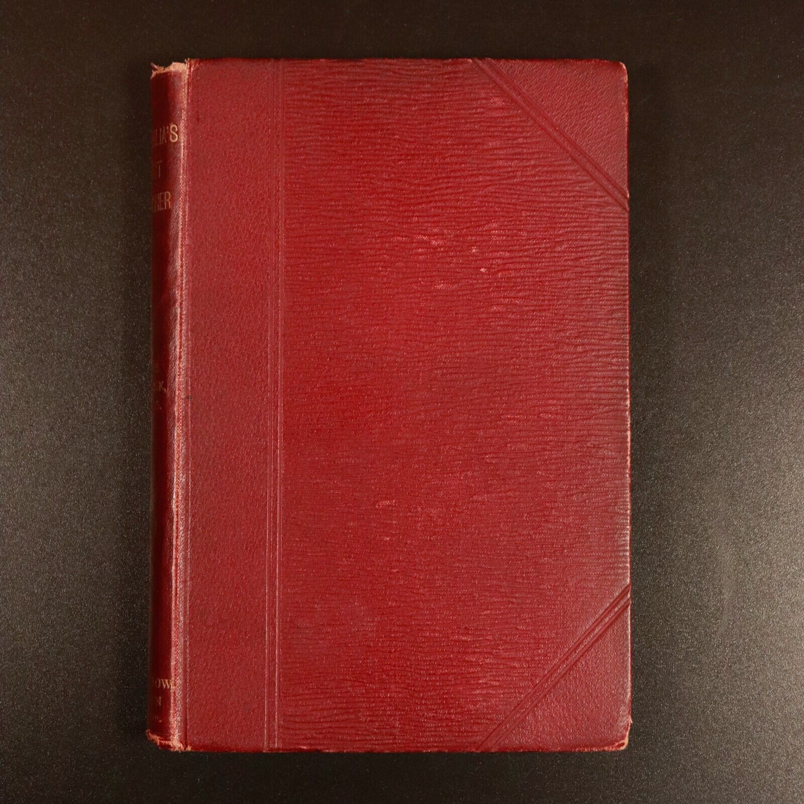 1898 Australia's First Preacher Richard Johnson Antique Australian History Book