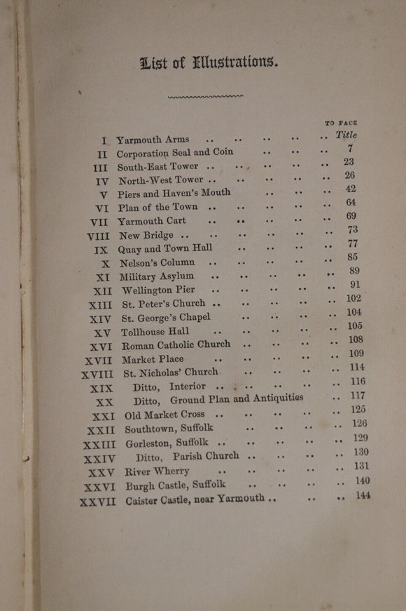 c1860 Pictorial Guide To Yarmouth Scarce Antique British Travel Guide Book