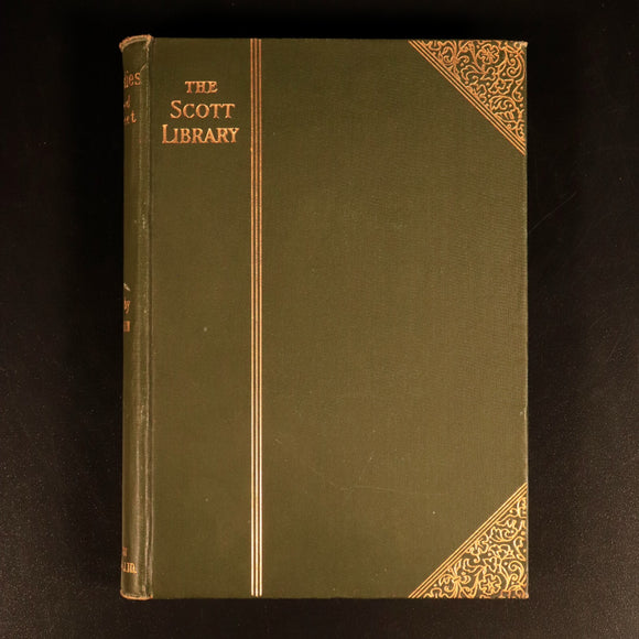 Comedies by Alfred De Musset c1900 Antique Drama Book PLUS Perrottet Bookplate