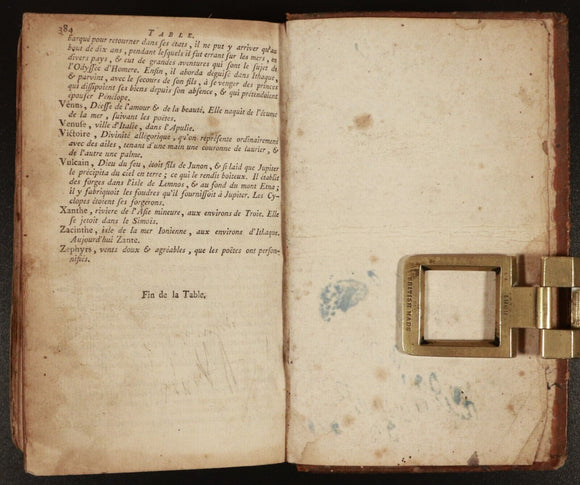 1804 Les Aventures de Télémaque by M. De Fenelon Antiquarian Literature Book