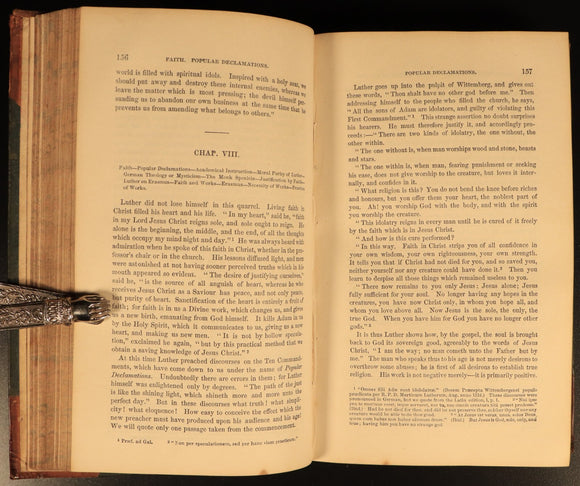 1845 4vol History Of The Reformation by D'Aubigne Antique History Book Set