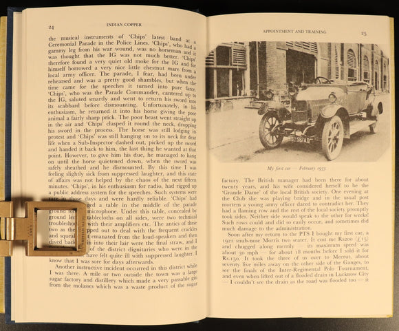 Indian Copper Policeman by Bill C. Pearce Indian History Book SIGNED 1st  Ed