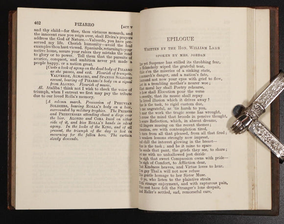 1906 The Dramatic Works Of Richard Brinsley Sheridan Antique Irish Drama Book