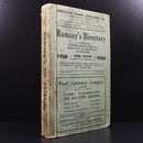 1936 Ramsays Melbourne Business & Professional Directory Australian History Book-1