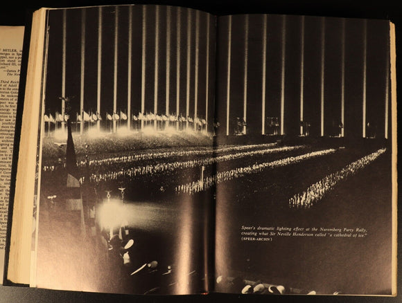 Inside The Third Reich by Albert Speer 1970 German Military History Book WW2