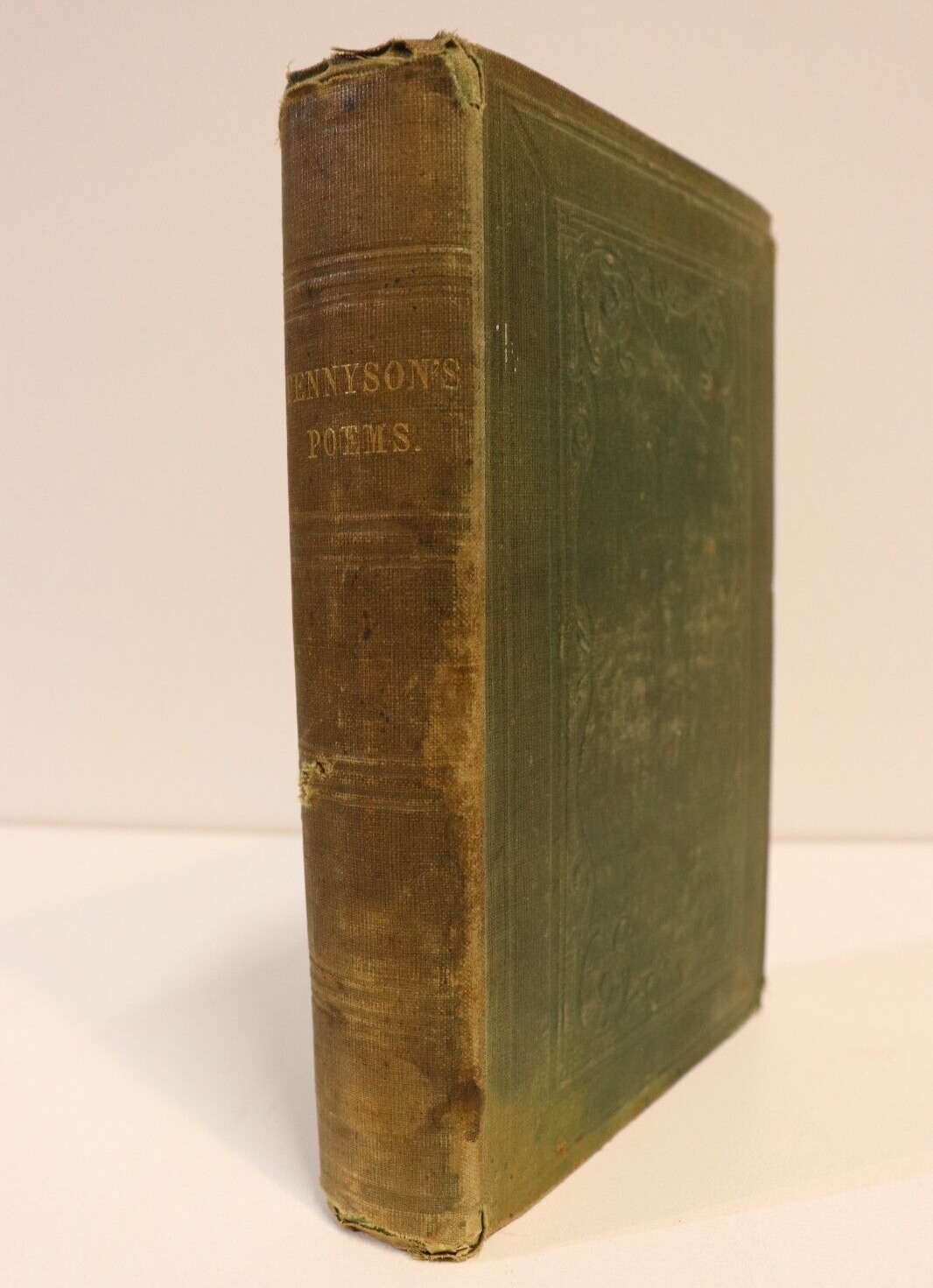 1851 Poems by Alfred Tennyson Antique British Poetry Book Edward Moxon 7th Ed