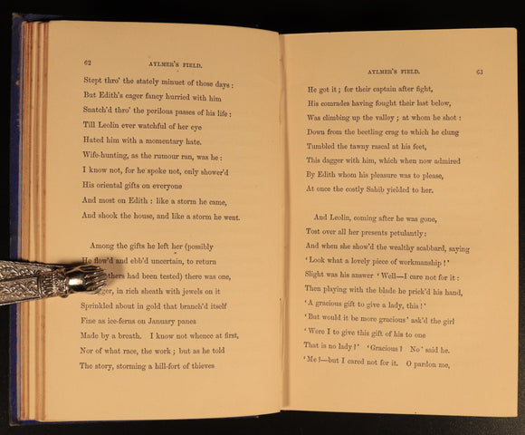 1867 Enoch Garden etc by Alfred Lord Tennyson Antique British Poetry Book