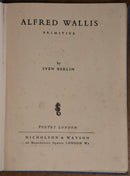 1949 Alfred Wallis Primitive by Sven Berlin English Artist Biography Book-2