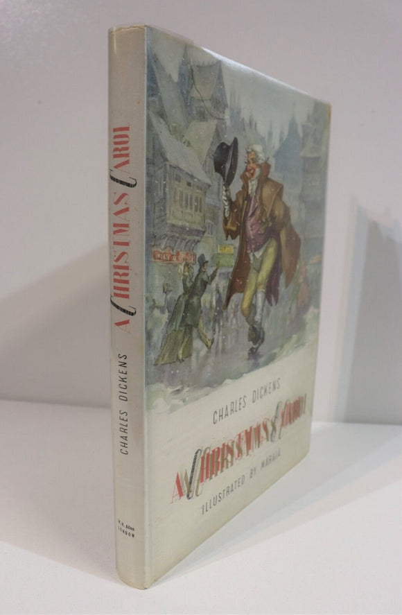 1960 A Christmas Carol: Charles Dickens Vintage Illustrated Fiction Book