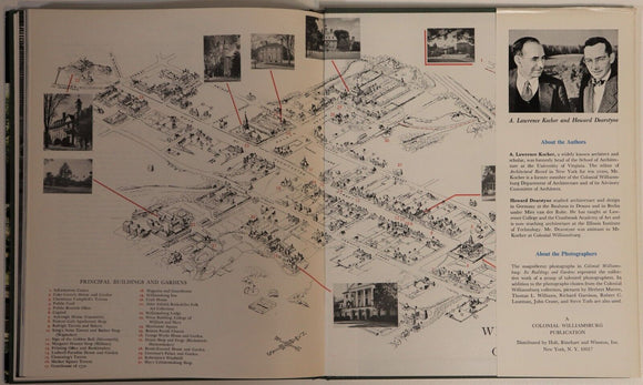 1966 Colonial Williamsburg Vintage American Architecture & History Book
