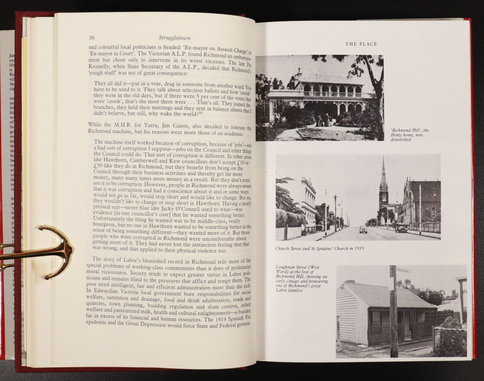 1984 Struggletown: Life In Richmond 1900-1965 - Australian Local History Book