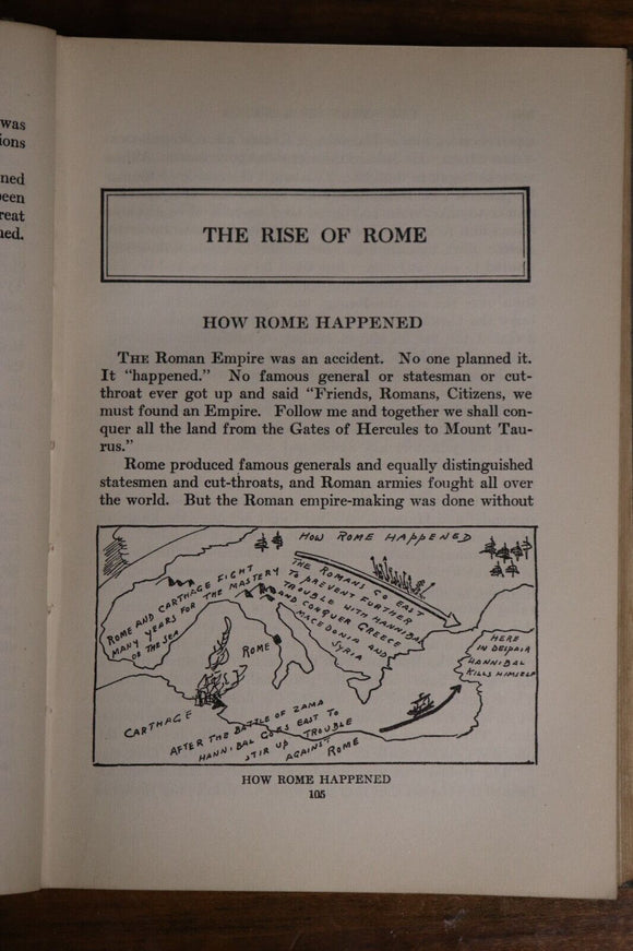 1934 The Story Of Mankind by H Van Loon Antique World History Reference Book