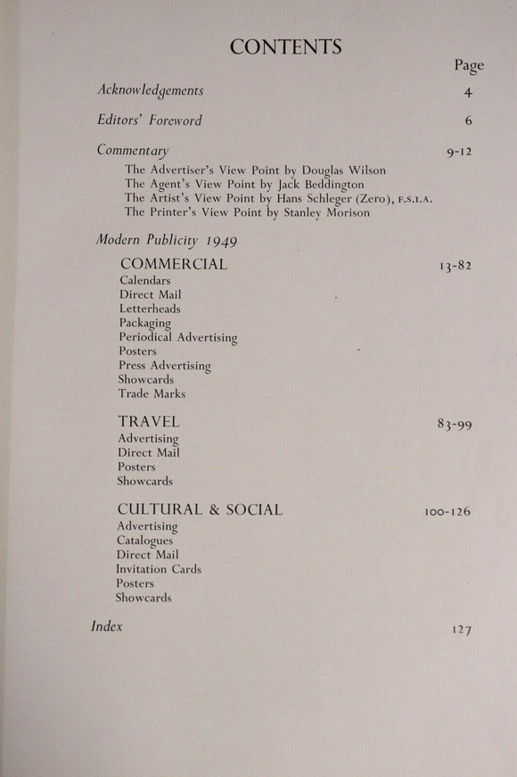 1949 Modern Publicity by Mercer & Rosner Antique Marketing Advertising Book