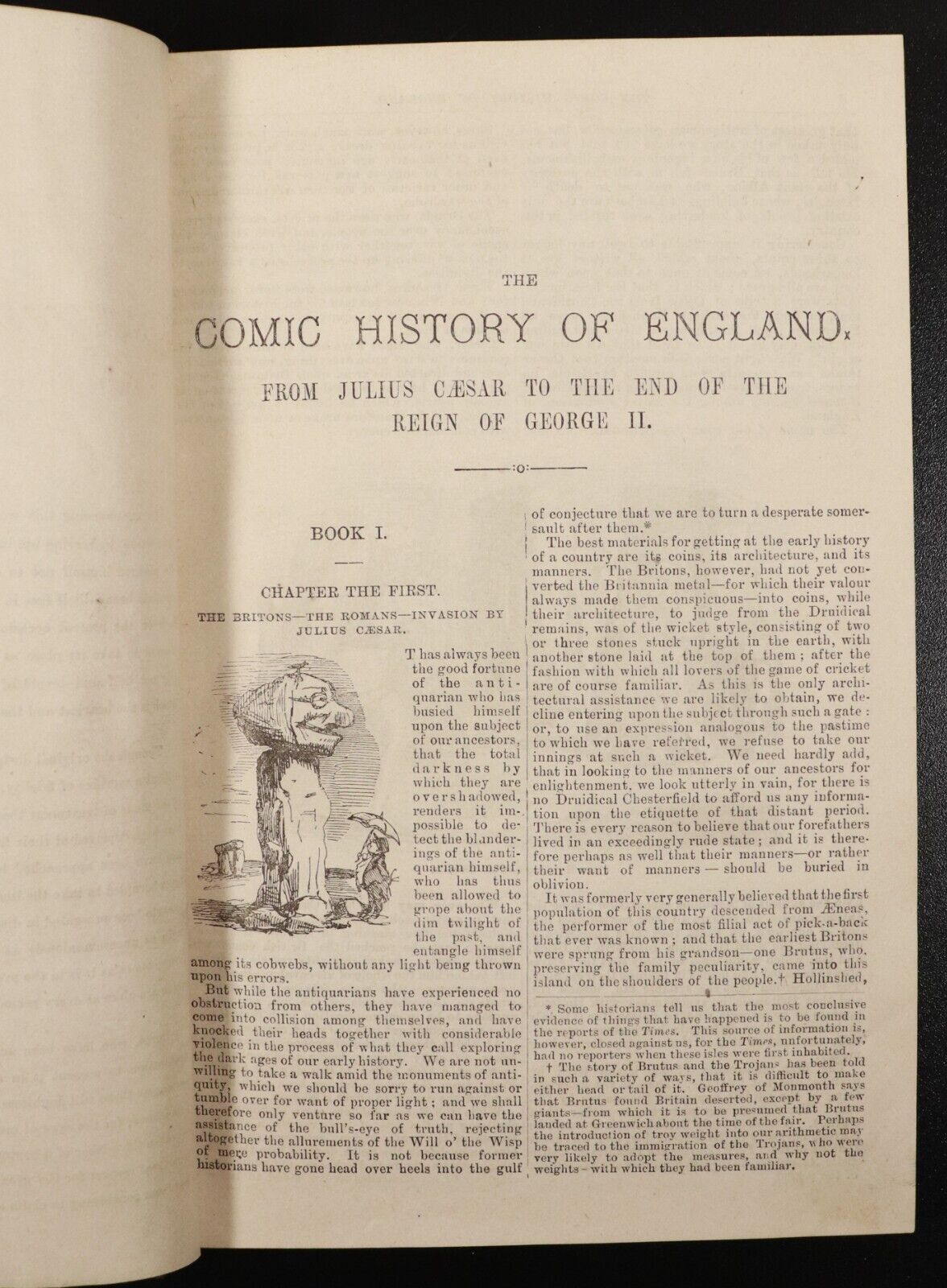 c1895 The Comic History Of England by G.A. A'Beckett Antiquarian History Book