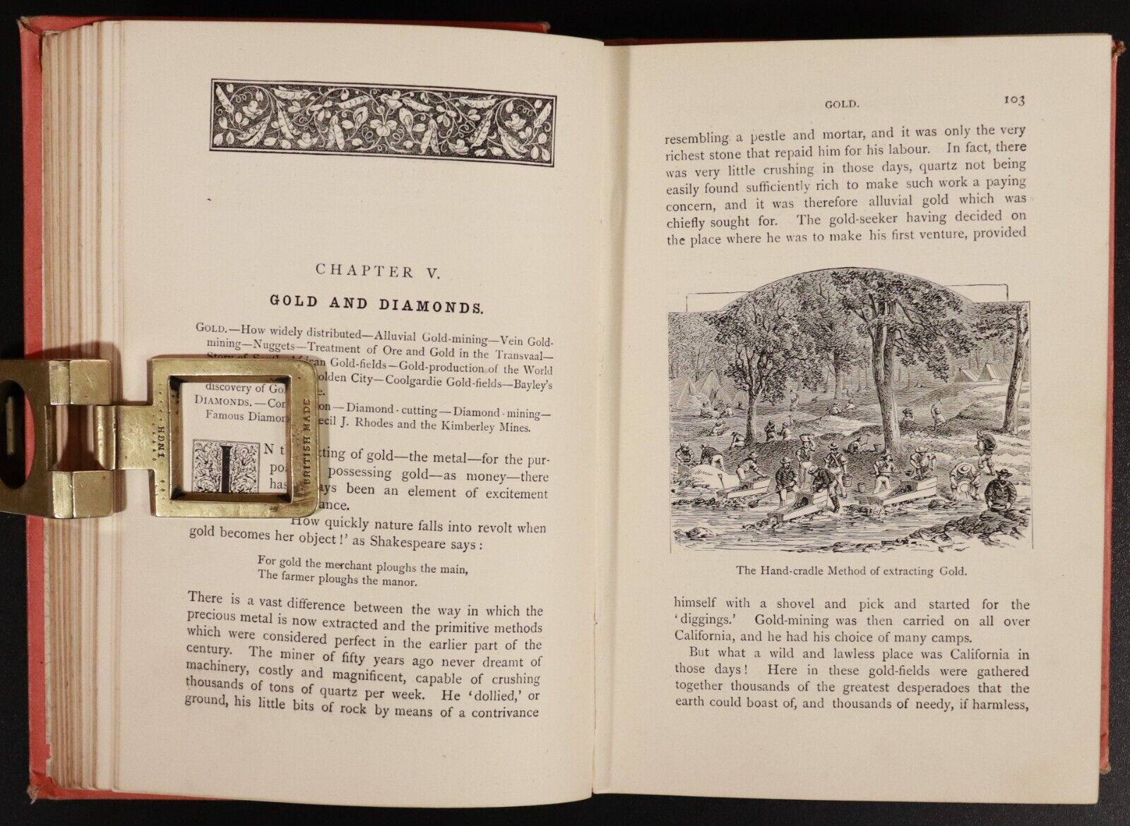 c1895 The Romance Of Industry & Invention Antique Industrial History Book