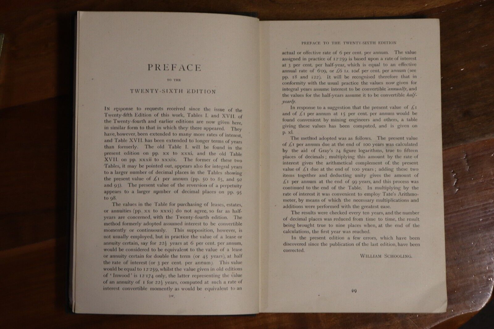 1920 Inwood's Tables For Estates & Properties Antique Finance History Book