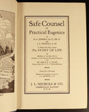 1934 Practical Eugenics by BG Jefferis & JL Nichols Antique Social Science Book-6