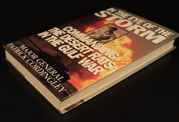 In The Eye Of The Storm Gulf War 1996 SIGNED Military History Book P. Cordingley - 0