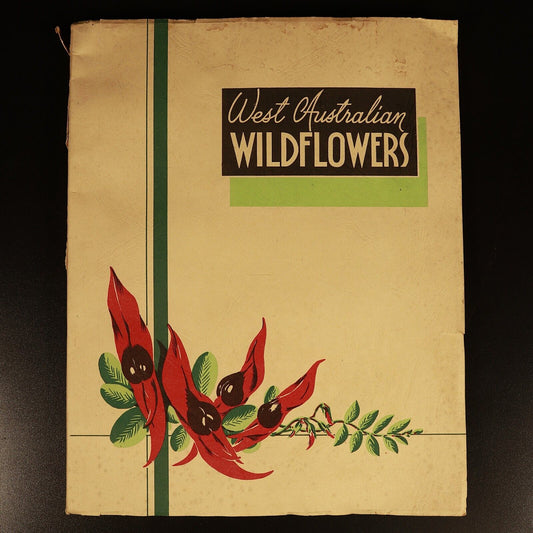 1951 West Australian Wild Flowers by C.A. Gardner Vintage Botanic Reference Book