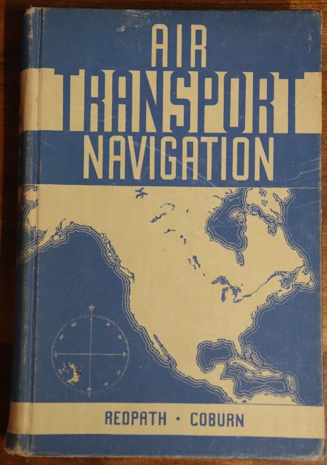 1943 Air Transport Navigation by P Redpath Antique Flight Pilot Navigation Book