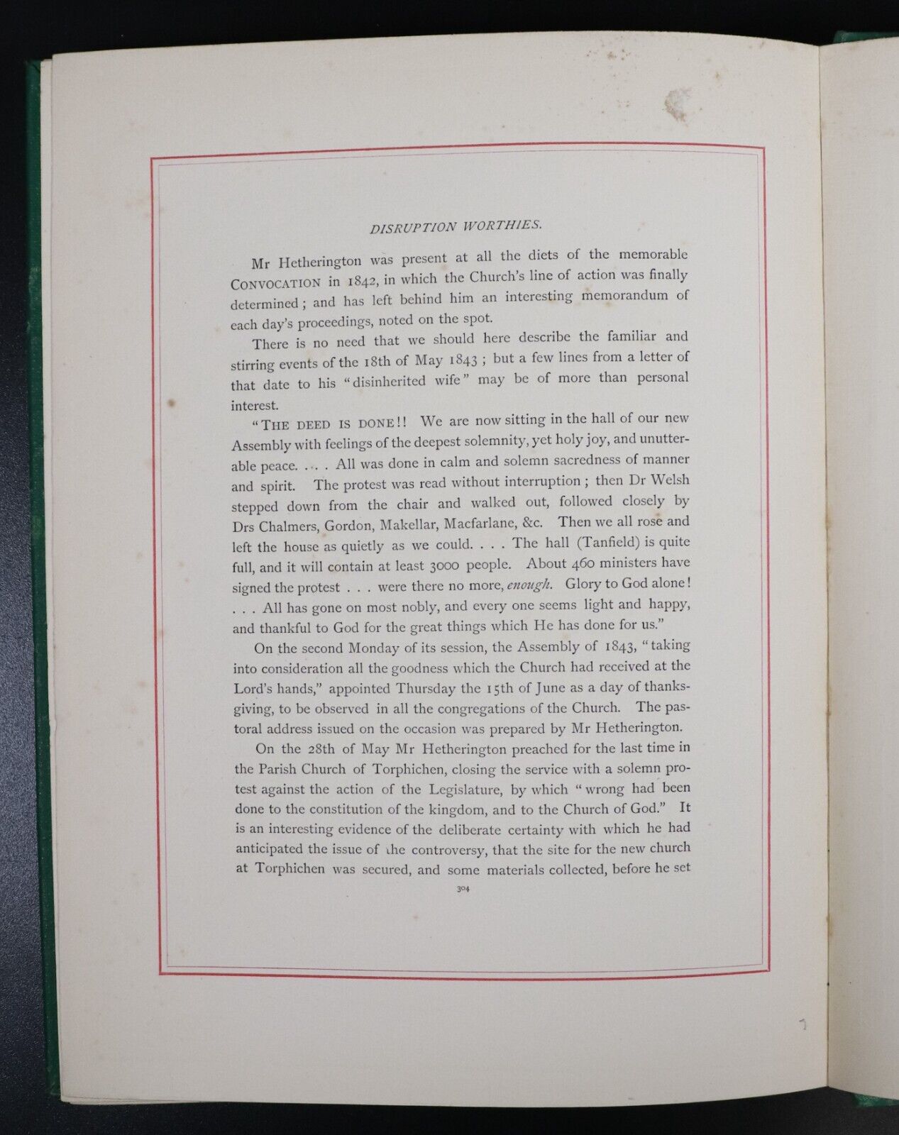 c1893 2vol Disruption Worthies Memorial Of 1843 Antique Scottish History Books