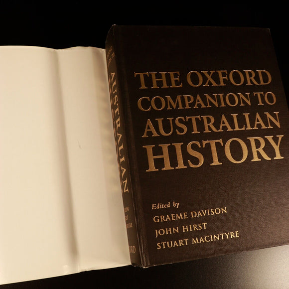 The Oxford Companion To Australian History by Graeme Davison Reference Book