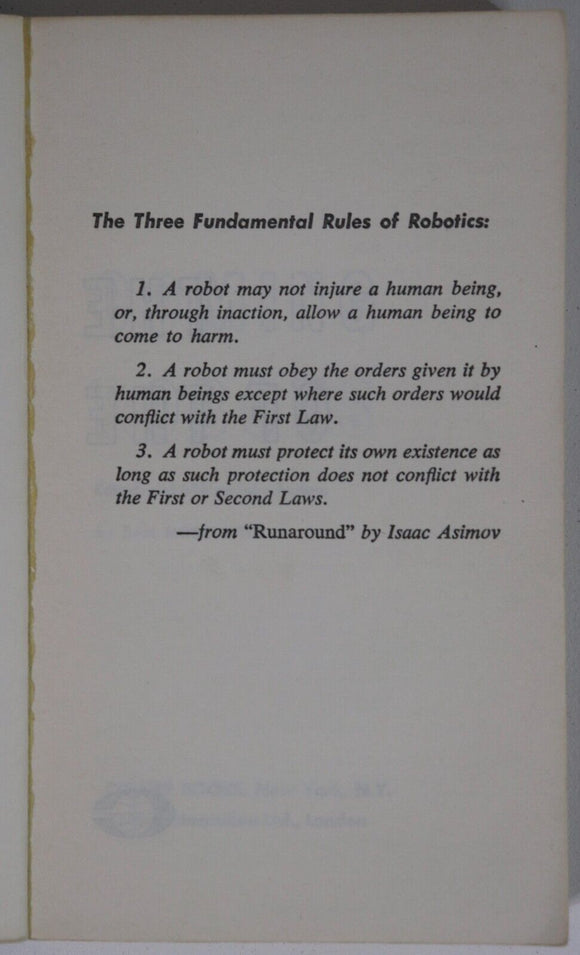 1963 The Coming Of The Robots by Sam Moskowitz Vintage Science Fiction Book