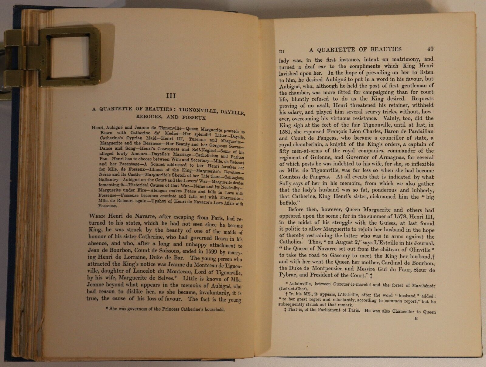 1910 The Favourites Of Henry Of Navarre Antique French History Book