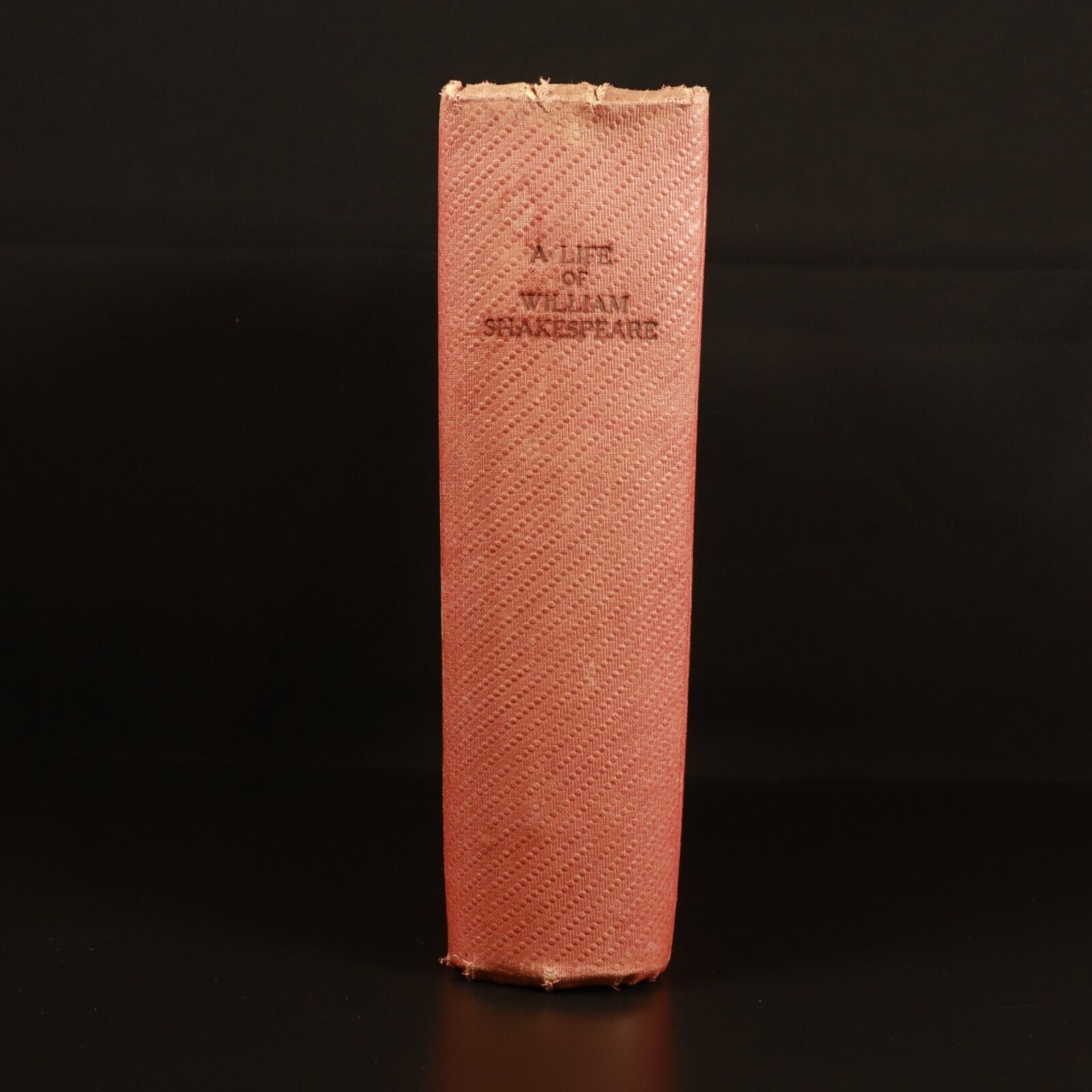 1925 Life Of William Shakespeare by Sidney Lee Antique British Literature Book