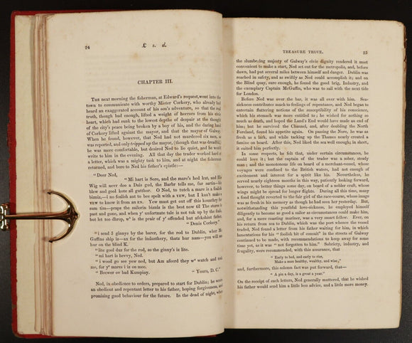 1852 Treasure Trove Accounts Of Irish Heirs by Samuel Lover Antiquarian Book