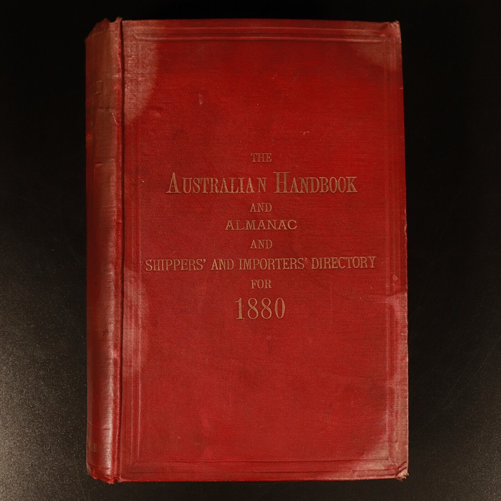 1880 Australian Handbook Almanac Shippers' Directory Antiquarian Reference Book