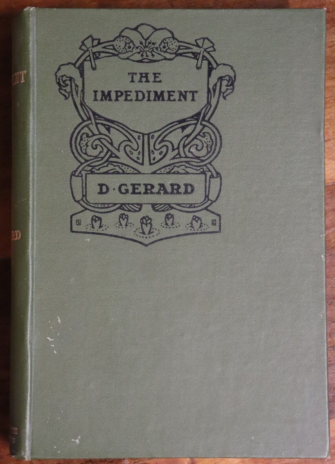 1898 The Impediment by Dorothea Gerard Antique Scottish British Fiction Book - 0