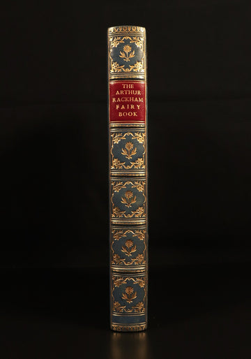 The Arthur Rackham Fairy Book 1965 Vintage Childrens Book Leather & Gilt Binding - 0