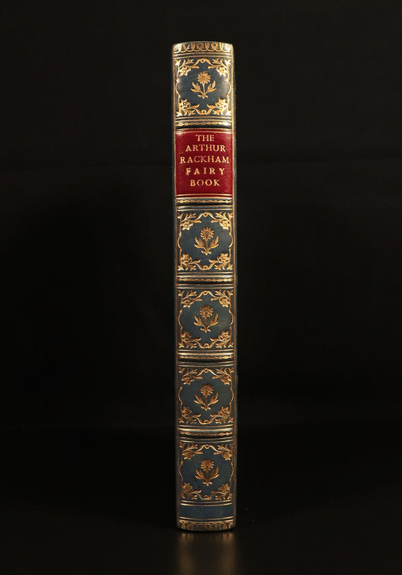 The Arthur Rackham Fairy Book 1965 Vintage Childrens Book Leather & Gilt Binding