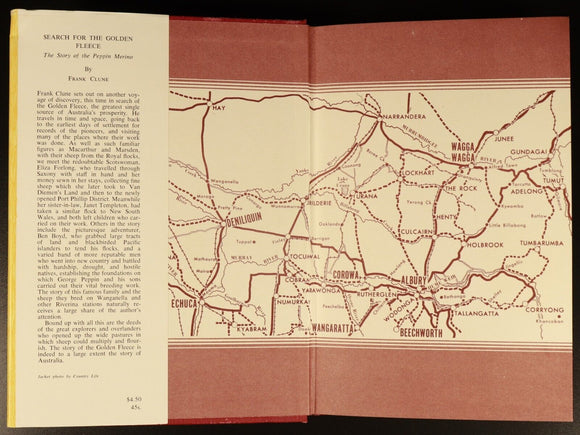 1965 Search For The Golden Fleece by Frank Clune 1st Ed. Australian History Book