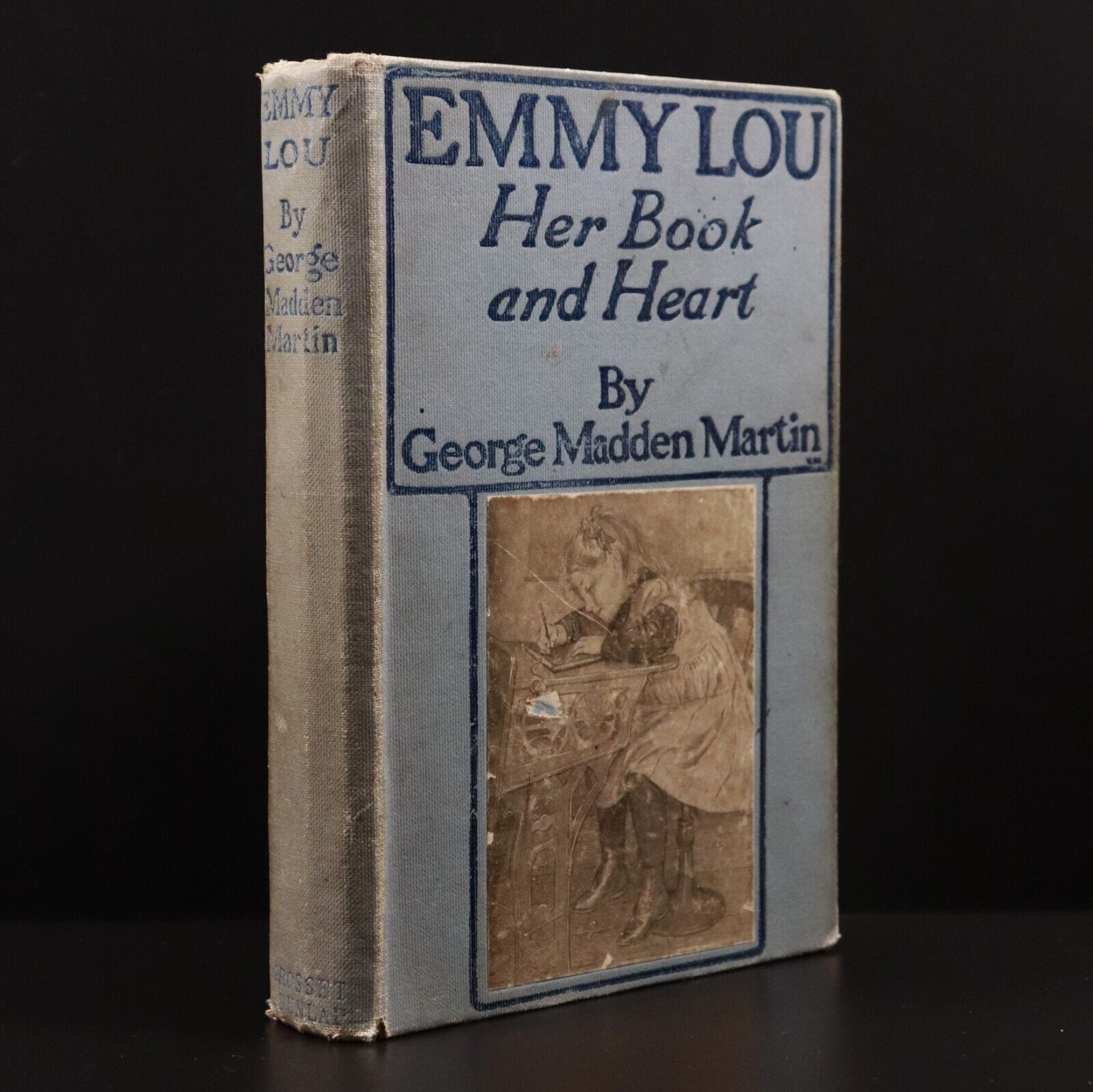 c1902 Emmy Lou Her Book & Heart by GM Martin Antique American Fiction Book