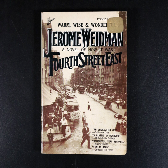 1971 Fourth Street East by Jerome Weidman Vintage American Fiction Book