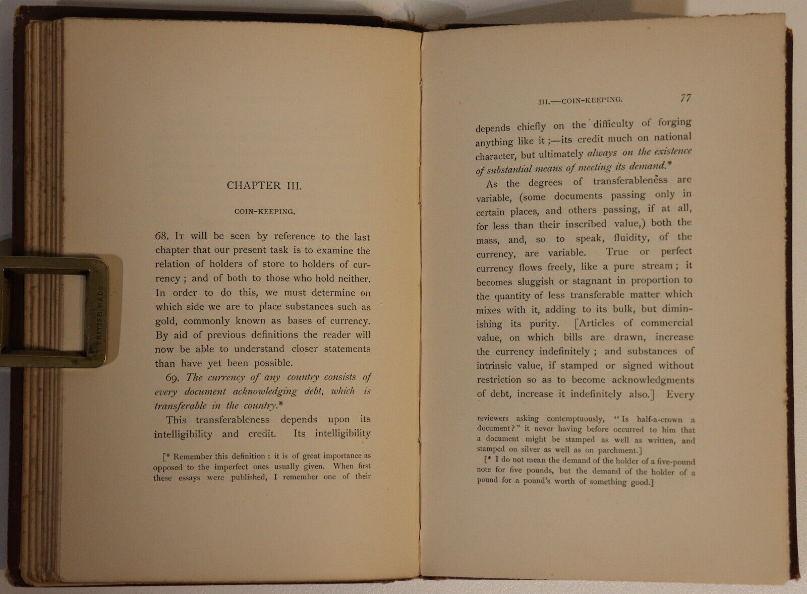 1886 Munera Pulveris by John Ruskin Antique British Political History Book