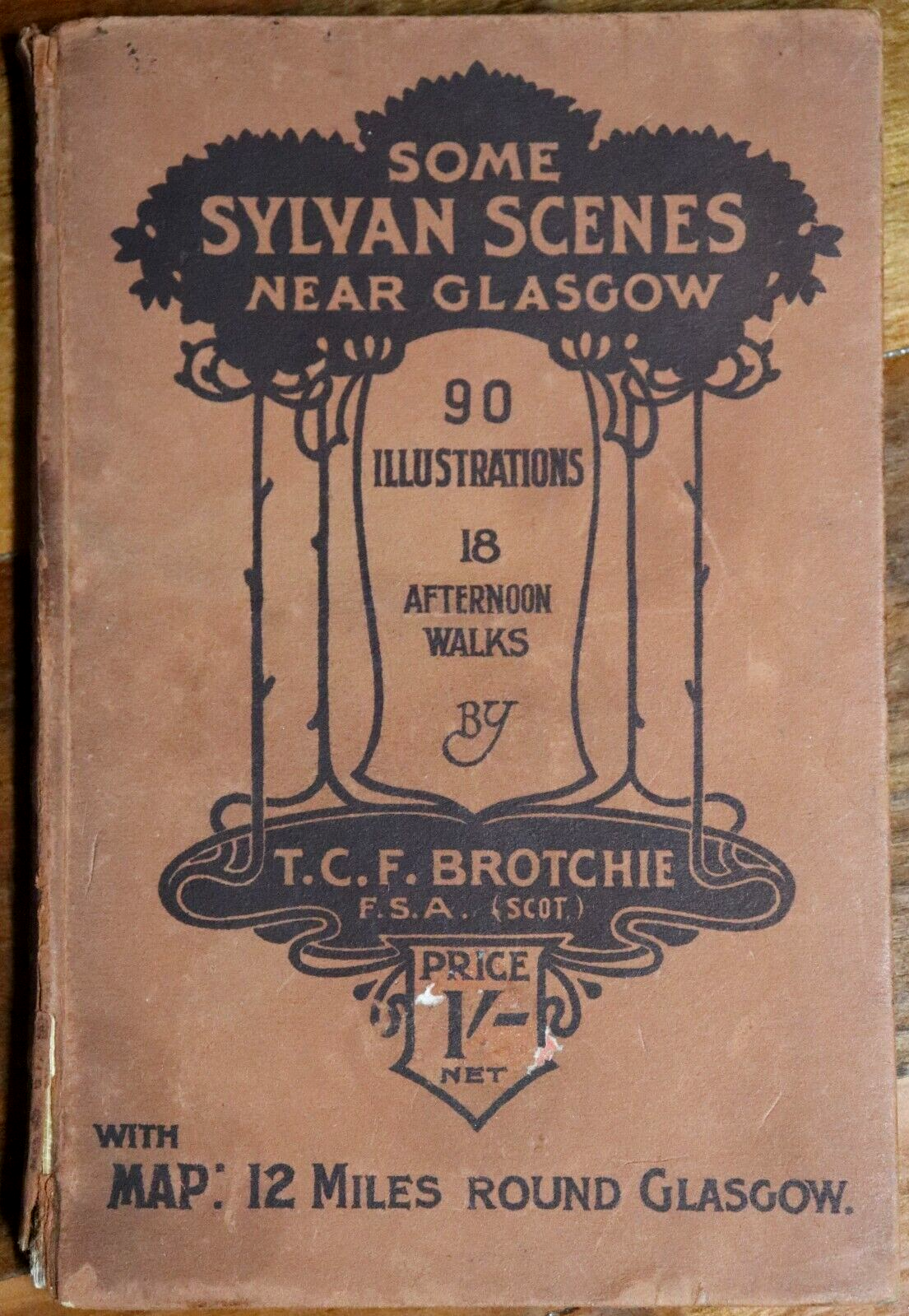 1915 Some Sylvan Scenes Near Glasgow Antique Scottish Travel Guide With Map