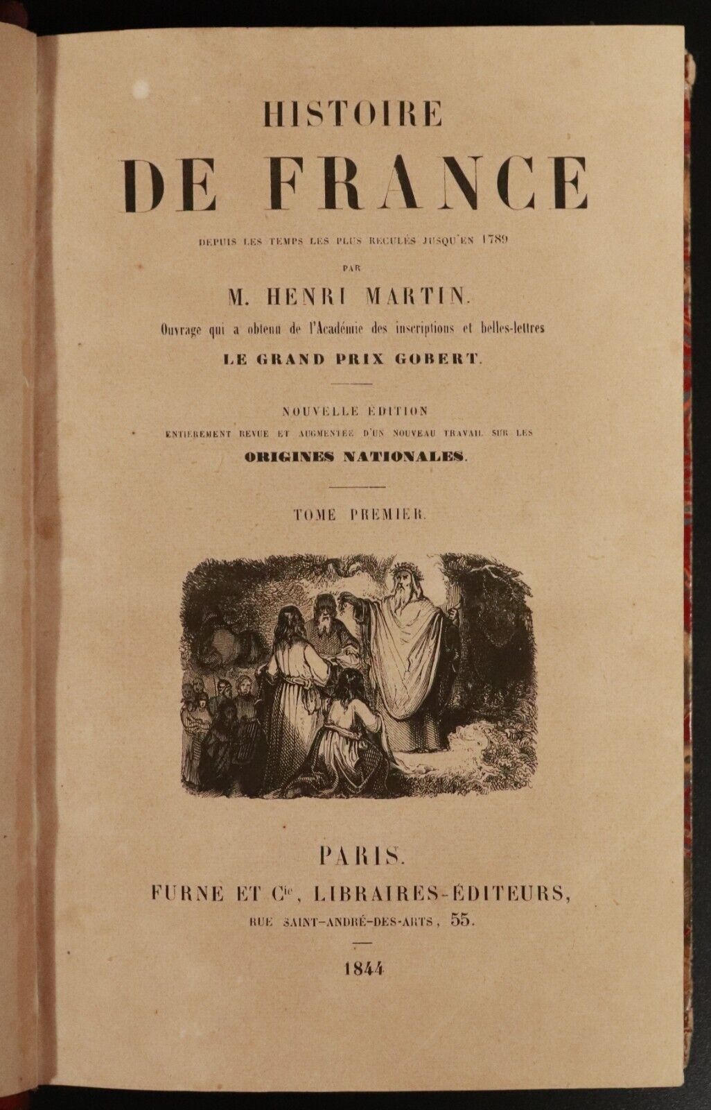 1844 19vol Histoire De France by M. Henri Martin Antiquarian History Books