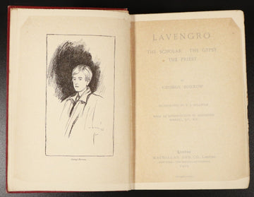1900 Lavengro by George Borrow Antique British Fiction Book Illust E.J. Sullivan - 0
