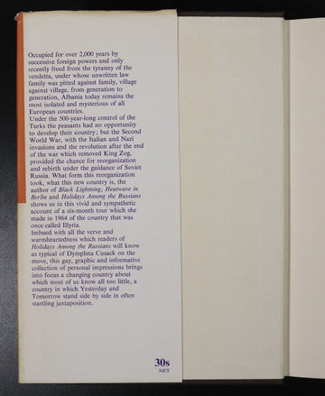 1966 Illyria Reborn by Dymphna Cusack Australian Travel Writer To Albania Book - 0