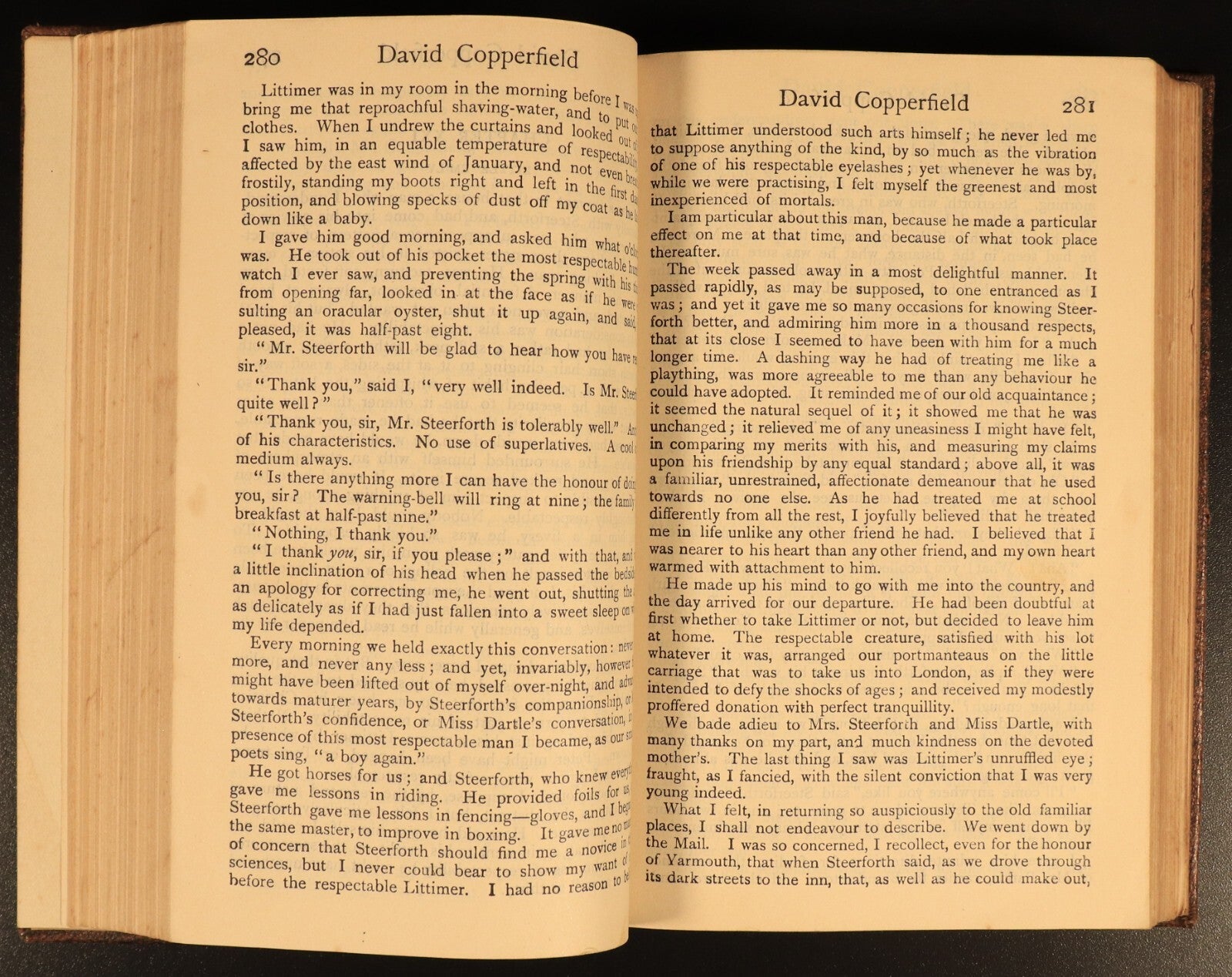 1922 David Copperfield by Charles Dickens Antique Fiction Book Everyman's
